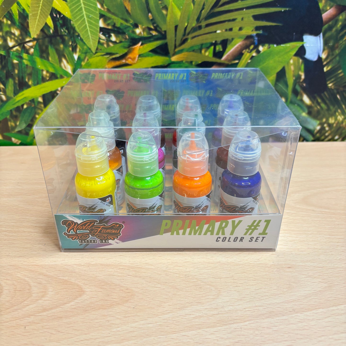World Famous Tattoo Ink - Primary Colour Set 1