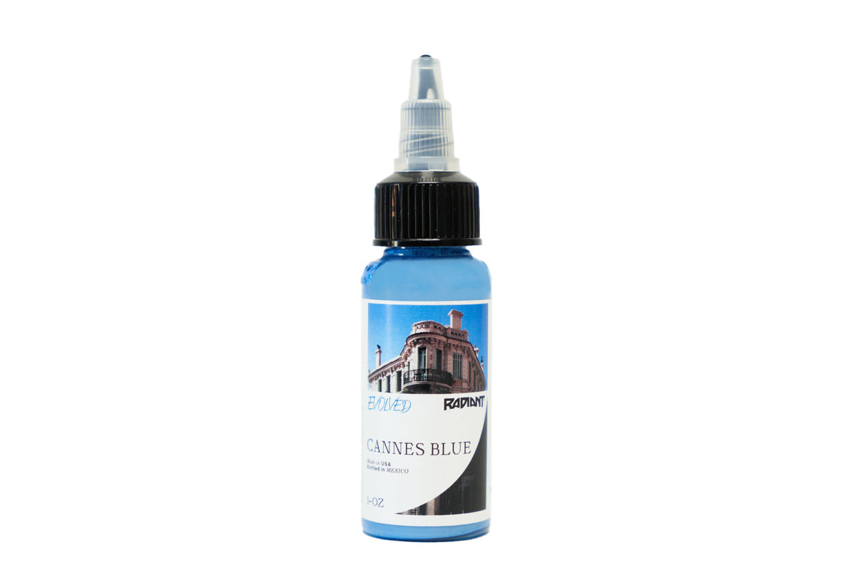 Radiant Evolved - Tattoo Ink - Cannes Blue