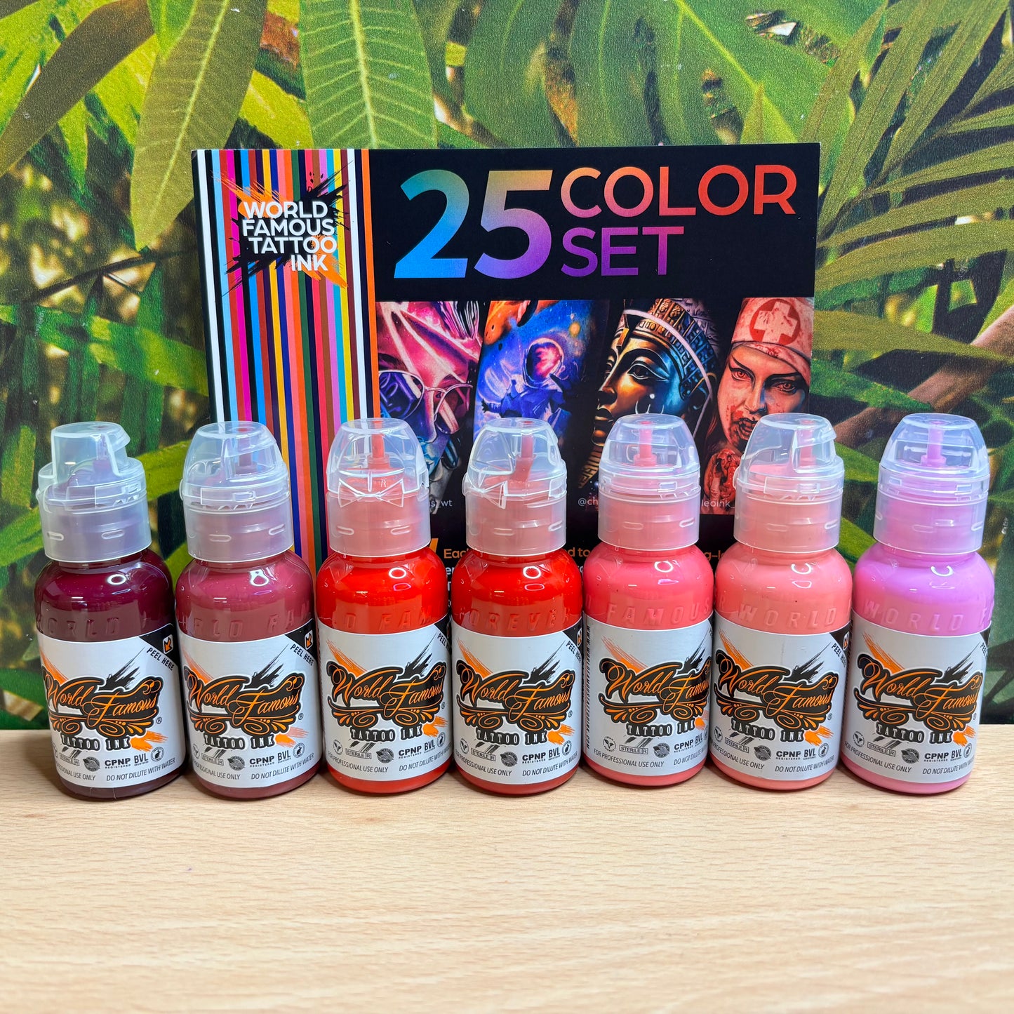 World Famous Tattoo Ink - 25 Set