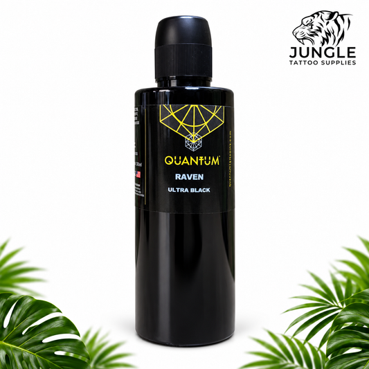 Quantum Tattoo Ink - Raven (Ultra Black) 8oz