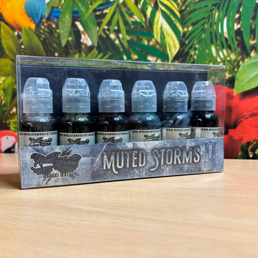 World Famous Tattoo Ink - Poch's Muted Storms Set