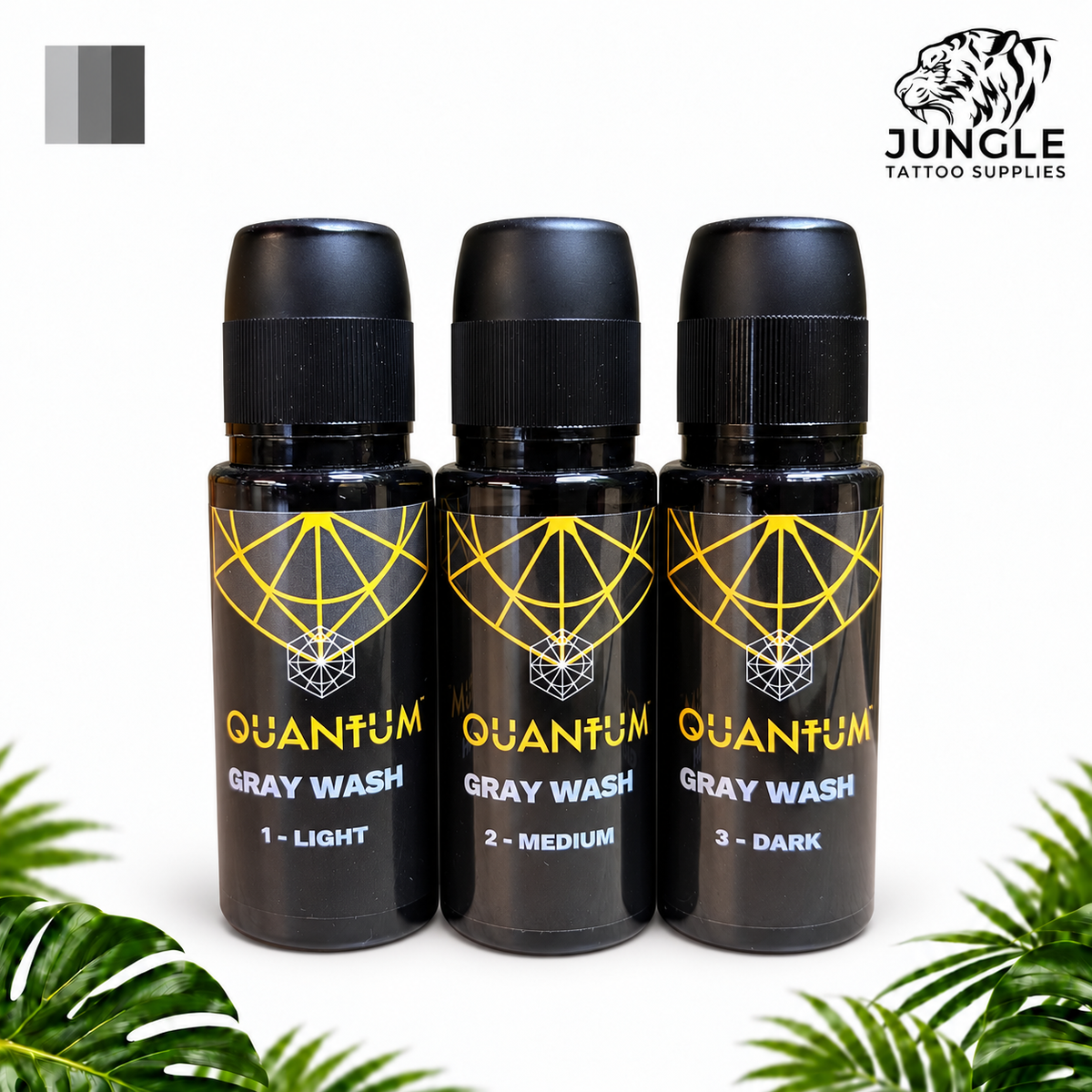 Quantum Tattoo Ink - Gray Wash - Set of 3