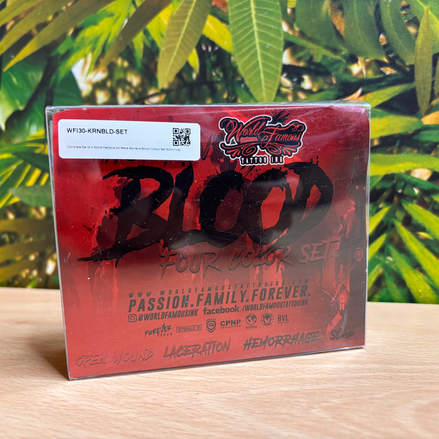 World Famous Tattoo Ink - Maks Kornev's Blood Colour Set