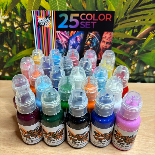 World Famous Tattoo Ink - 25 Set