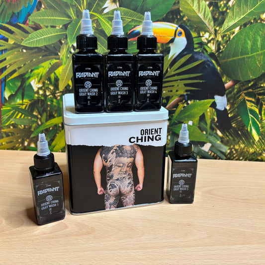 Radiant Tattoo Ink - Orient Ching Grey Wash Set