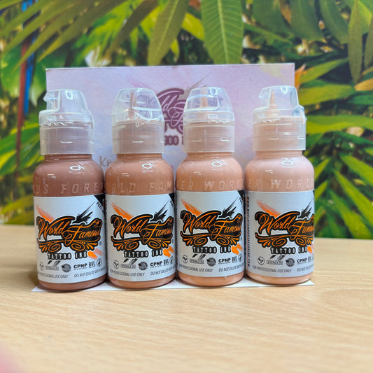 World Famous Tattoo Ink - Maks Kornev's Pink Skintone Set
