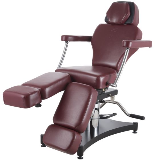 TATSoul Oros 680 Oros Tattoo Client Chair - Oxblood