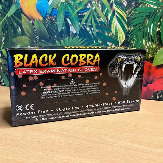 Black Cobra - Latex Tattooist Gloves 