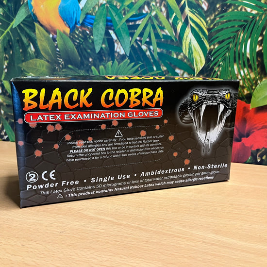 Black Cobra - Latex Tattooist Gloves 