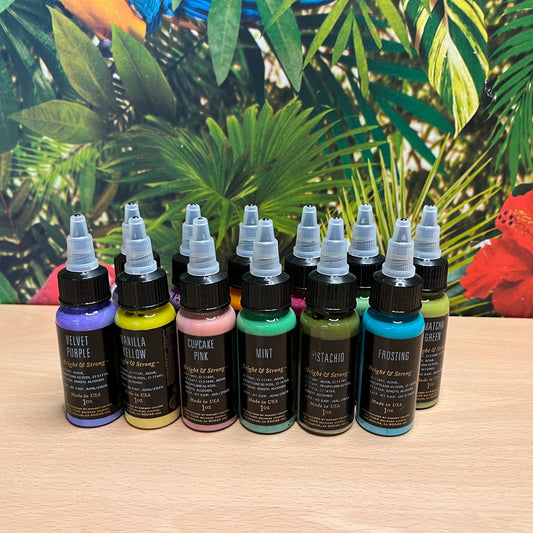 Radiant Tattoo Ink - Pastel Set