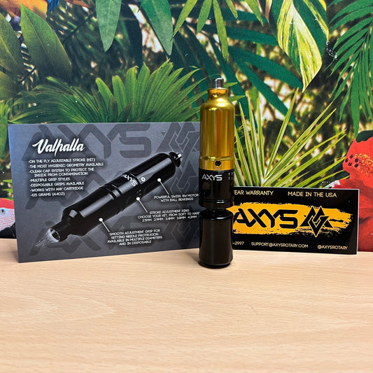 Axys Valhalla Tattoo Machine Gold